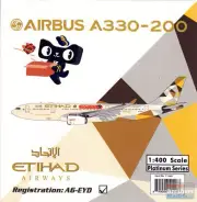PHX1752 1:400 Phoenix Model Eithad Airbus A330-200 “Happy 11.11, TMALL”
