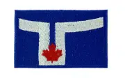TORONTO CANADA CANADIAN FLAG PATCH Patches backpack BADGE IRON ON EMBROIDERED