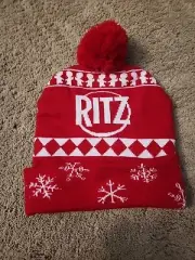Nabisco Ritz Oreo Red Hat Toboggan Beanie NWT