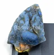 650 Ct Natural Rough Sky-Blue Opal Certified Loose Gemstone Best Offer 4JUG