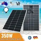12V 350W Fixed Bifacial Shingled Solar Panel Kit Mono Cells Generator Caravan AU