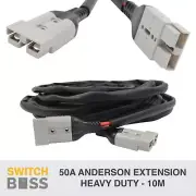 50A to 50A Anderson Plug 10m HEAVY DUTY Extension Cable Lead Connector Solar 12v