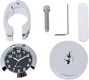 Mobestech Motorcycle Aluminum Clock Handlebar Watch Waterproof Car Timer Night Vision Functi