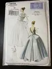 Vogue Sewing Pattern V8729 1950 Vintage Miss Dress Size 14-20