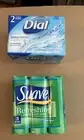 Dial Spring Water Bar Soap-2 Pack-3.2 Oz Each-Antibacterial & 3 Suave Refreshin