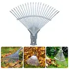 Garden Rake Leaves Leaf Scoops Adjustable Leaf Rake Hand Leaves Rake Yard Rake