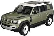 Scale Finished Model Car 1:18 Scale for Land Rover Defender 110 2020 Alloy Die-cast Metal Mini Car Replica Model Toy Gift Miniature Replica Car
