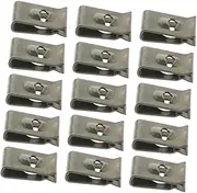 ABOOFAN 100pcs U Type Clips for Car Modifications Durable Metal Fasteners for Bumper Panel Protection Easy Installation Retainer Clips for Vehicle Interior Enhancements