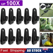 5-100X Awning Tarp Tent Clips Canvas Clamps Heavy Camping Survival Grip Tool JQ