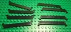 Lego 8 Pieces Black Garage Door Roller / City Mini Figures Building Parts