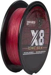 kokiya Braided Fishing Line 8 Strands Fishing Wire Versatile Smooth Tool Tackle Thread for Fathers Day Enthusiasts Freshwater Gift