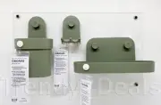SET of 3 - Ikea ÖBONÄS OBONAS Wall Shelf, Triple Hook, Container w/Suction Cup