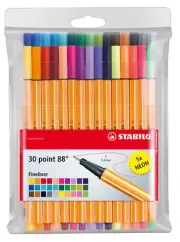 Stabilo Point 88 30-Color Wallet Set