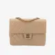 [二手] CHANEL Vintage Beige Lambskin 20cm Mini Square Flap Bag