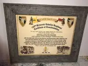 163RD ARMORED CAVALRY REGIMENT / COMMEMORATIVE - CERTIFICATE OF COMMENDATION