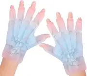 2PCS Finger Arthritis Compression Hand Ice Pack Gloves for Pain Relief, Adjustable Hot Cold Therapies Wrist Ice Pack, Reusable Pink Gel Ice Gloves, Finger Ice Pack Sleeve for Carpal Tunnel, Tendinitis