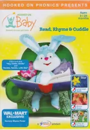 Hooked on Baby Phonics Read Rhyme & Cuddle Nursery Songs Books DVD Ages 3 - 24 M
