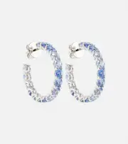 [Bucherer Fine Jewellery] Bucherer Fine Jewellery Pastello 18kt white gold earrings with sapphires One Size gold