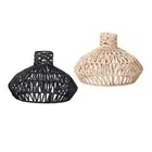 Lamp Shade Ceiling Lantern Cover Lighting Fixtures Paper Rope Dustproof Weave