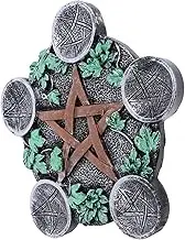 Ciieeo Unique Pentagram Candlestick Holder Resin Ritual Altar Home Decor Modern Style