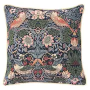William Morris Strawberry Thief Cushion Cover Only () Strawberry Thief Blue