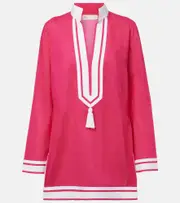 [Tory Burch] Tory Burch Cotton voile tunic AU 16 pink