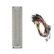 Breadboard 760 Point Solderless &65pcs Jumper Cable Wire Kit for Arduino/PIC/ARM