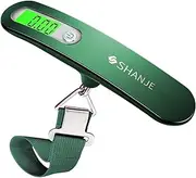 SHANJE Luggage Weight Scale for Suitcases 110 Lbs Travel Accessories High Precision Travel Digital Hanging Scales 50k(Green)