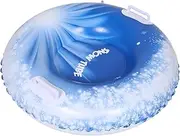 DECOMELODY Comfortable PVC Inflatable Snow Tube for Winter Boys and Girls Snow Sled Handles Easy to Use for Outdoor Activities