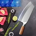 Damascus Steel Japanese Chef Knife 8 Inch Kitchen Knife for Meat Cleaver Slicing