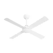 Vevare 52'' Ceiling Fan AC Motor with Remote Control Timer 4 Blades Fans White