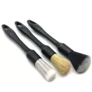 3Pack Car Brush Wash Auto Detailing Cleaning Engine Wheel Rim Grill Clean Tool C