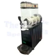 BRAS Quark 1 Black Slushie Machine with Coffee Decals - Made in Italy