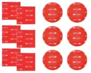 12 PCS 3M Double Sided Foam Adhesive Tape Pads,Round and Square VHB Sticky Pads