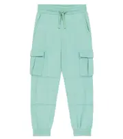 [Stella McCartney Kids] Stella McCartney Kids Cotton cargo pants Y 6 green