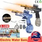 Ultimate Battle Blaster Long Range Electric Water Gun Pistol Muzzle Flame Light