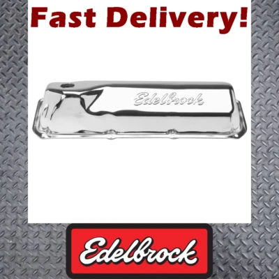 Edelbrock +SIGNATURE SERIES VALVE COVERS suits Ford 302 351 Cleveland Performanc