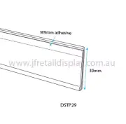 Adhesive data strip label holder - Data strip 29-914-TT pack of 20 PCS