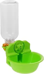 BESPORTBLE Pet Water Fountain Pet Water Dispenser Bunny Water Bottle Bunny Water Bowl Cat Water Dog Cage Water Dispenser Cat Food Dispenser Pet Automatic Feeder Chicken Drinking Cups Pp Green