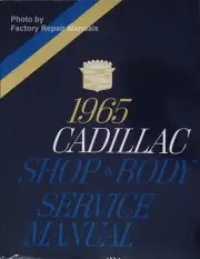 1965 Cadillac DeVille Eldorado Fleetwood Shop and Body Service Repair Manual (for: Cadillac)