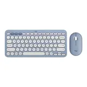 Logitech Pebble 2 Combo Wireless Keyboard Mouse - Blue [920-012190]