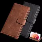 Samsung Galaxy S24 S23 S22 S21 Ultra Plus FE S10 S9 Leather Case Wallet Cover