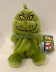 Dr. Seuss Grinch Palm Pal Stuffed Toy Plush 5" Plush Toy New