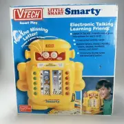 NOS New 1992 Vintage Little Smart Smarty Robot Vtech Electronic Talking Cards