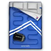 SLSBBL - Double Sleeping Bag with Two Pillows- Lightweight & Waterpr