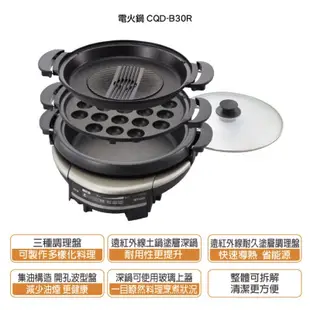 (全新)TIGER虎牌 5.0L三合一多功能萬用電火鍋(CQD-B30R)