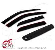 Vent Shade Outside Mount Window Visor 3mm Sunroof 5pc For Kia Forte K3 5DR 14-16 (for: Kia)