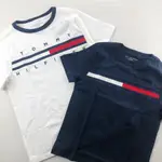 TOMMY HILFIGER TOMMY 經典款 青年 女款 短T 刺繡 螺紋字體 短袖T恤 露肚 文字 T-SHIRT