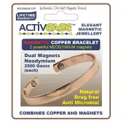 Dick Wicks Activease Magnetic Copper Bracelet - Medium