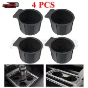 4x Console Cup Holder Insert For 11-16 Ford F250 350 Super Duty Lariat Platinum